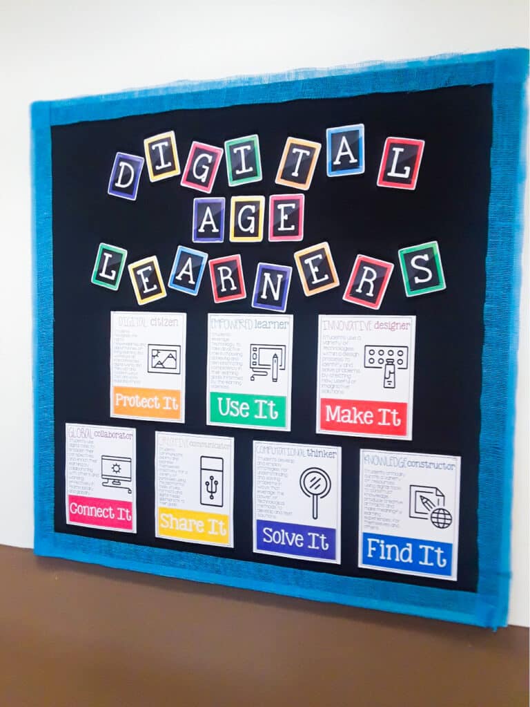 Technology Standards Display or Bulletin Board