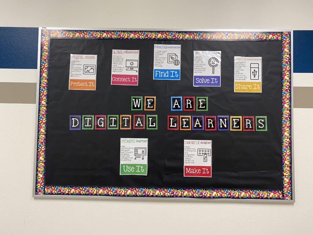 Technology Standards Display or Bulletin Board