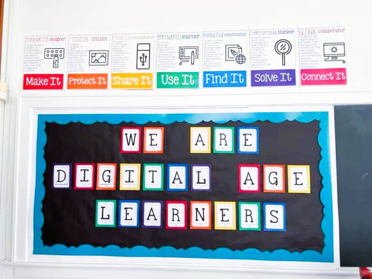 Technology Standards Display or Bulletin Board