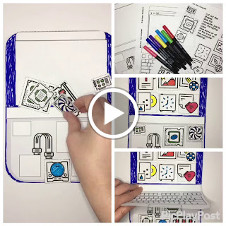 Your students are going to love learning about the parts of a computer while building their own on paper! These little laptops turn out so adorable you can't resist smiling when you see the finished products.