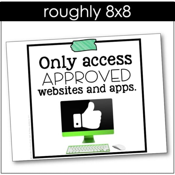 Technology and device expectations posters computer rules (3) Technology and device expectations posters computer rules (3)