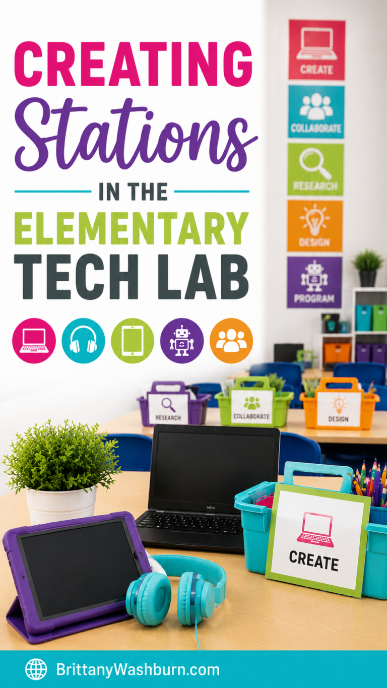 Creating Stations in the Tech Lab