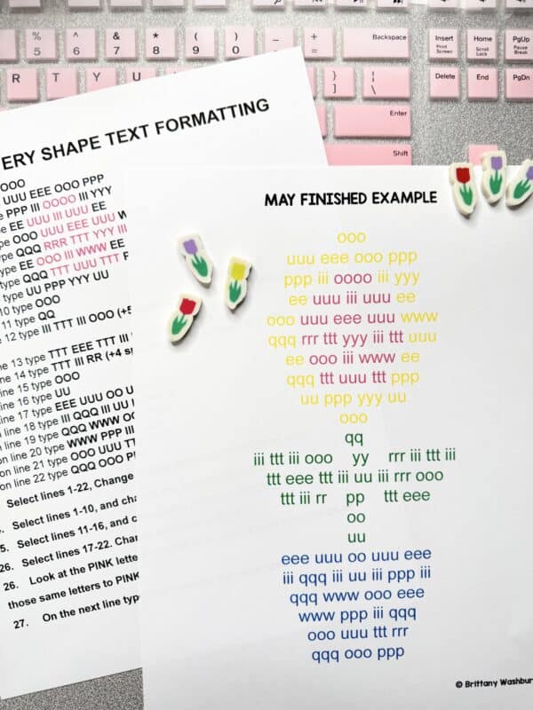 May text formatting 1 May text formatting 1