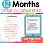 September monthly text formatting cover