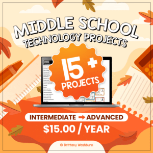 Middle School Technology Projects Yearly Subscription