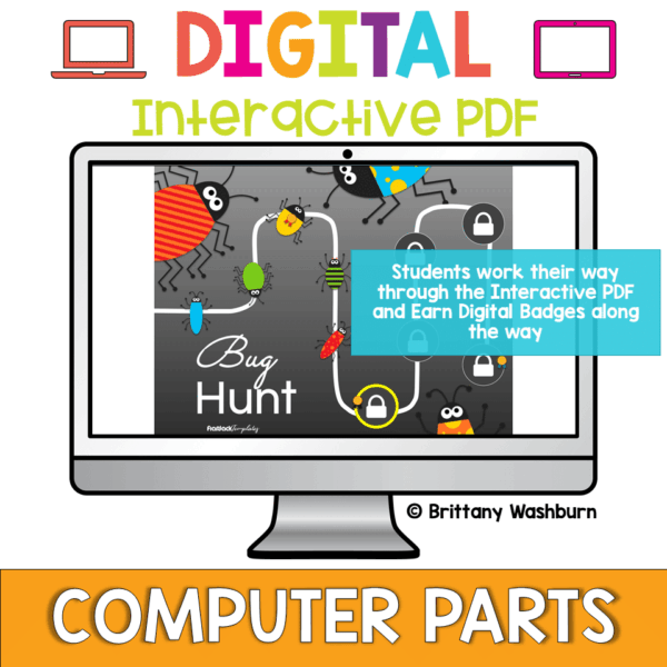 Computer Parts Bug Theme Interactive PDF