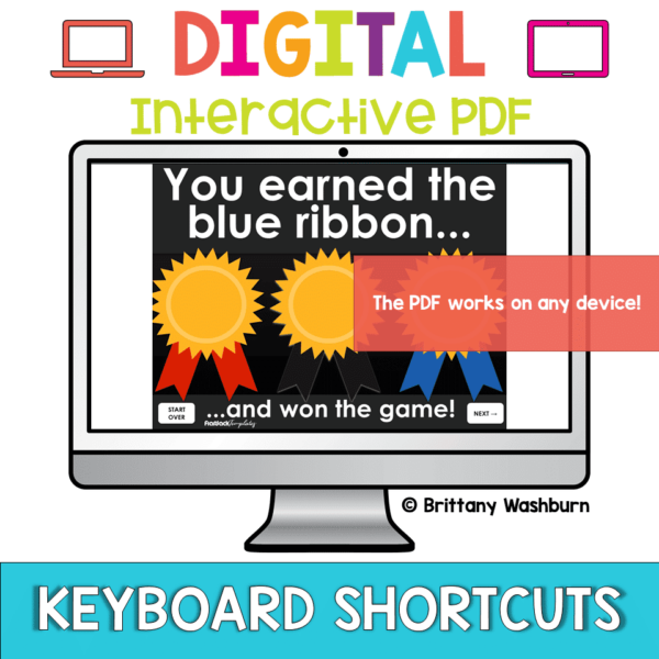 Keyboard Shortcuts Camera Theme Interactive PDF