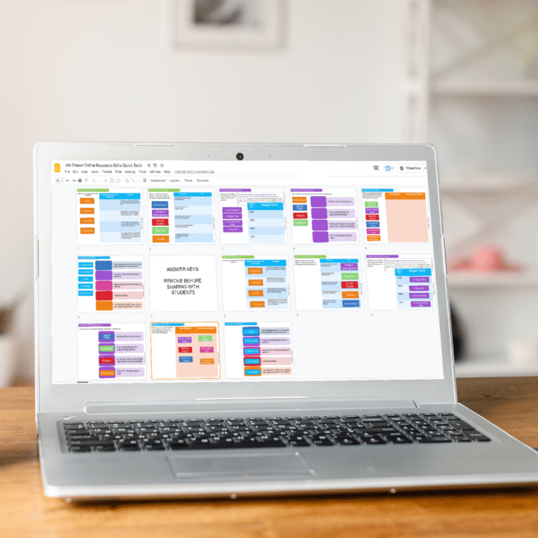 Quick Tech Activities 4th Grade Bundle