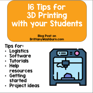 Tips for 3D Printing with your K-5 Students