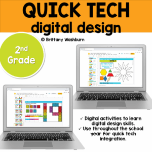 2nd Grade Digital Design Quick Tech