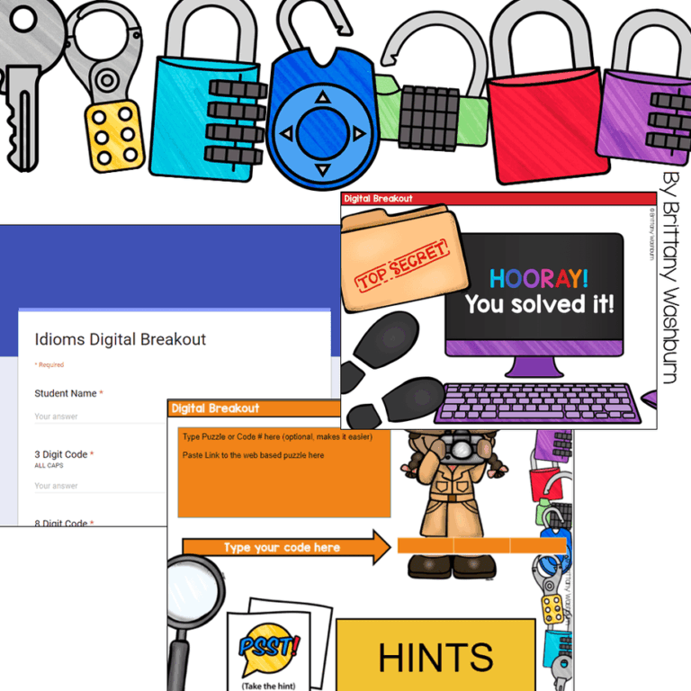 Digital Breakout Tutorial and Templates to Make Your Own