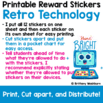 Retro Technology Reward Stickers (4)
