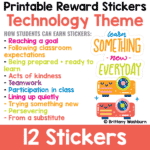 Technology Themed Printable Stickers (3)