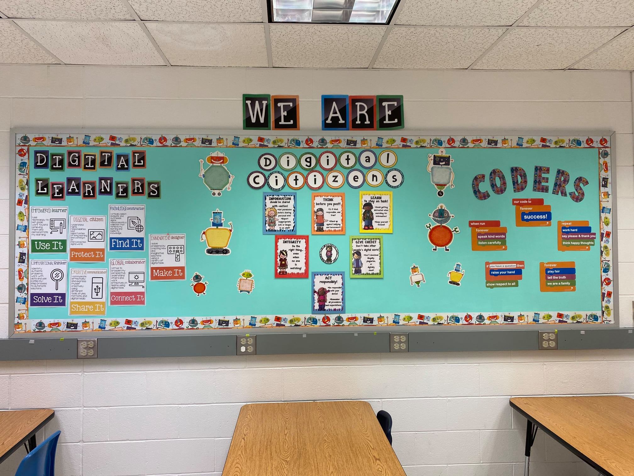 computer lab bulletin boards