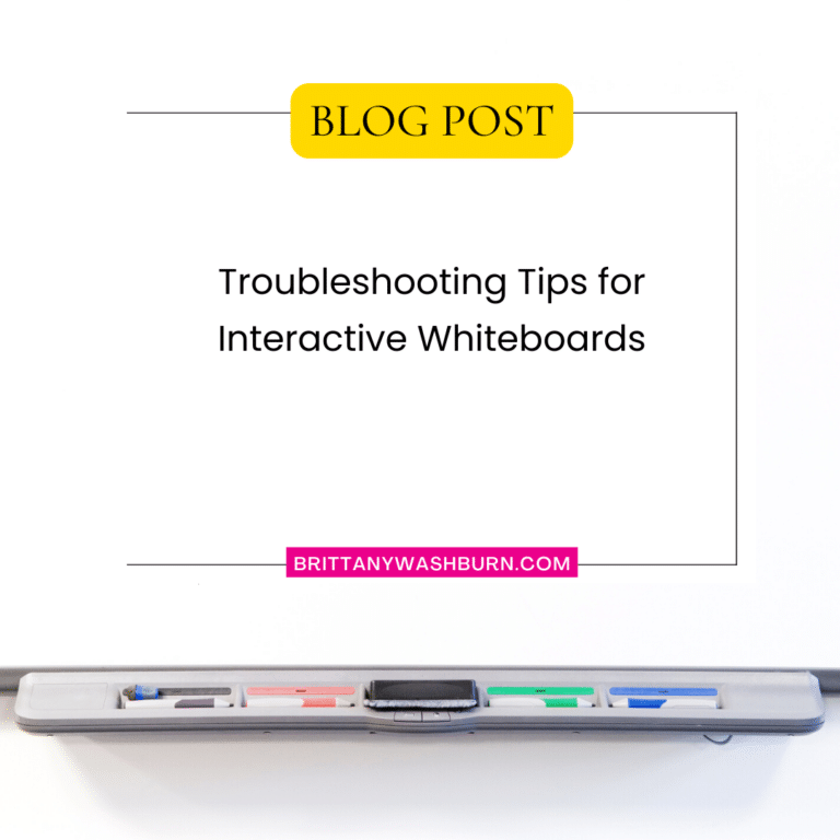 Troubleshooting Tips for Interactive Whiteboards