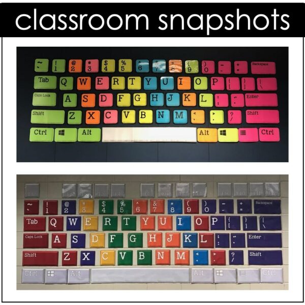 Giant keyboard bulletin board custom colors (3) Giant keyboard bulletin board custom colors (3)