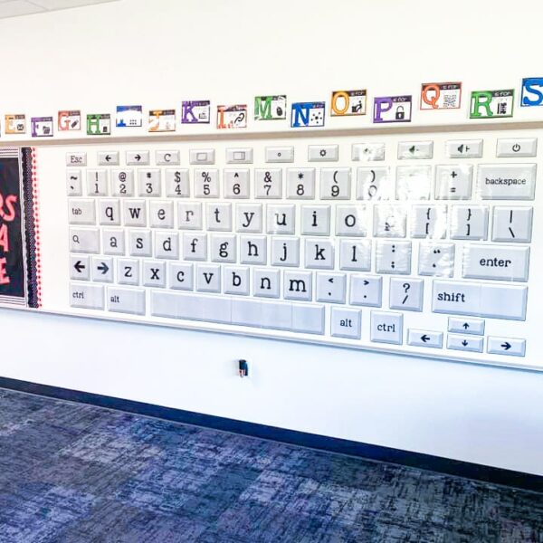 Giant Chromebook Keyboard for Stylish Classrooms