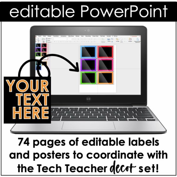 technology themed decor editable labels (3) technology themed decor editable labels (3)