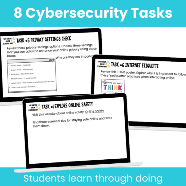 safe surfing online scavenger hunt stem tasks (2) safe surfing online scavenger hunt stem tasks (2)