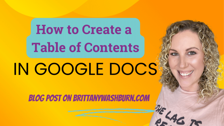 How to Create a Table of Contents in Google Docs