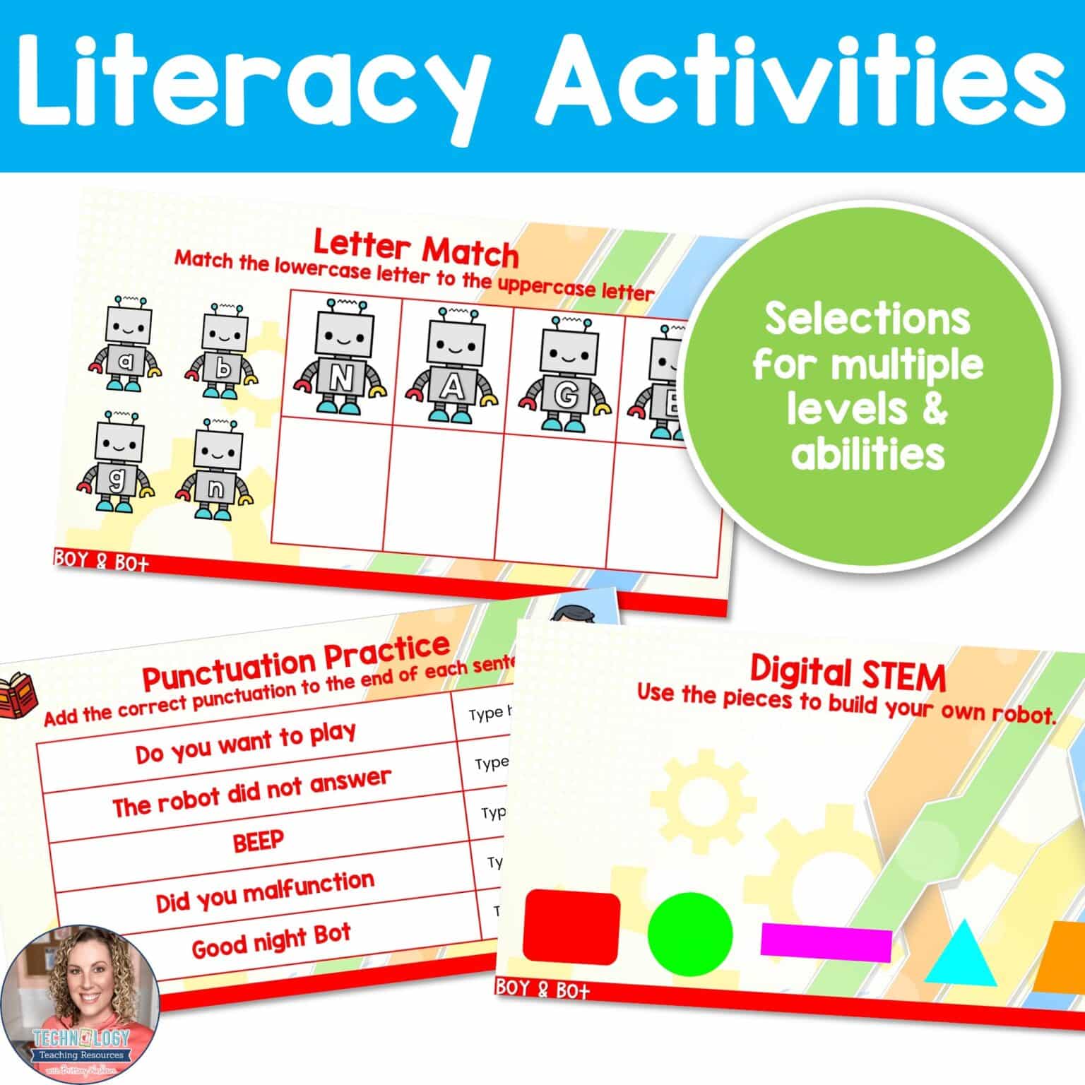 Boy and Bot Digital Book Companion - Grades K-2