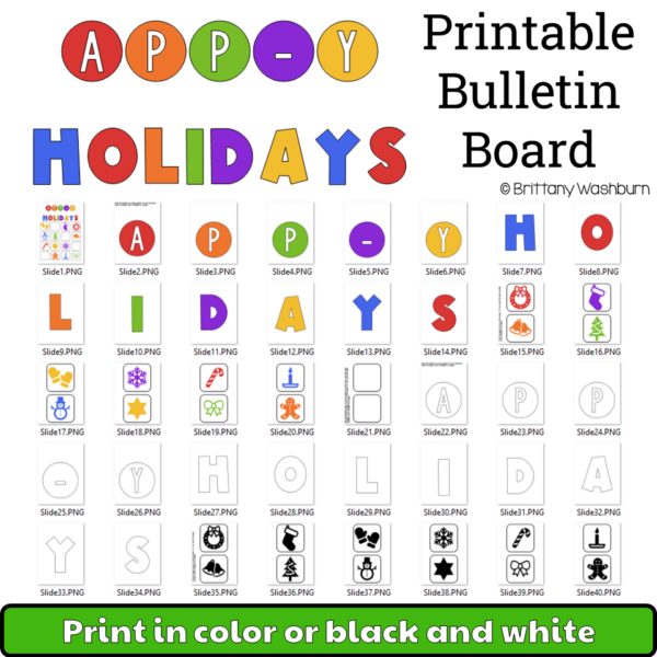 Appy Holidays Bulletin Board Kit (3) Appy Holidays Bulletin Board Kit (3)