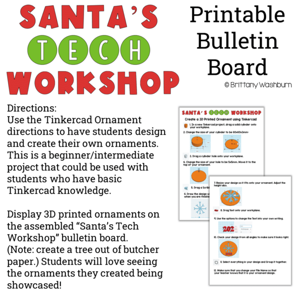 Tinkercad ornament 3D printing bulletin board (2) Tinkercad ornament 3D printing bulletin board (2)