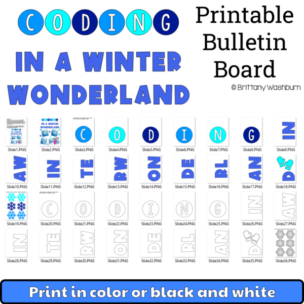 coding in a winter wonderland bulletin board kit (3) coding in a winter wonderland bulletin board kit (3)