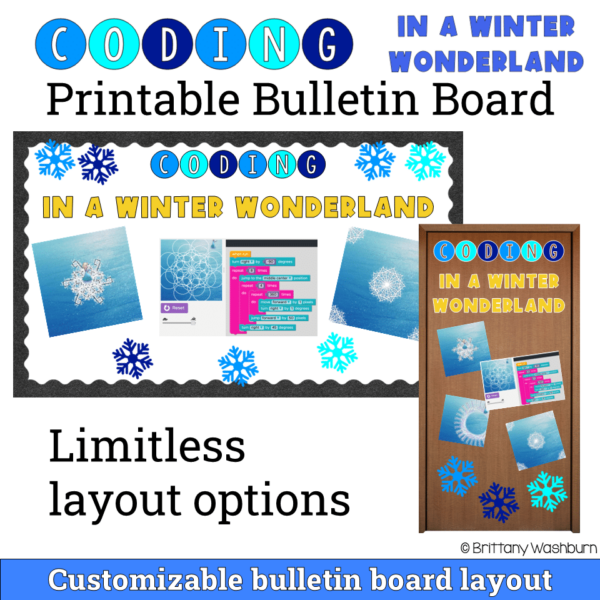 coding in a winter wonderland bulletin board kit (4) coding in a winter wonderland bulletin board kit (4)