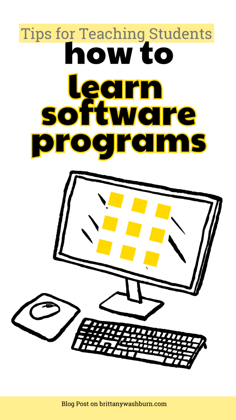 Elementary Technology Teacher Guide to Teaching Software Programs