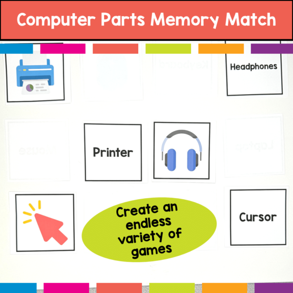 Computer parts memory match printable tech activity (6) Computer parts memory match printable tech activity (6)