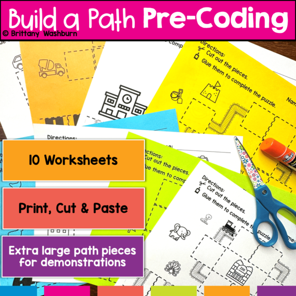 Build a Path Coding Practice Worksheets (2) Build a Path Coding Practice Worksheets (2)