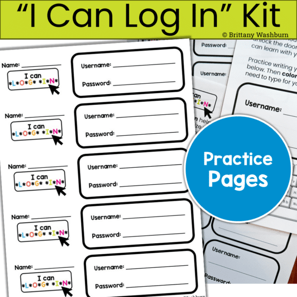 I can log in kit (2) I can log in kit (2)