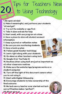 20 Tips for Teachers New to Using Technology