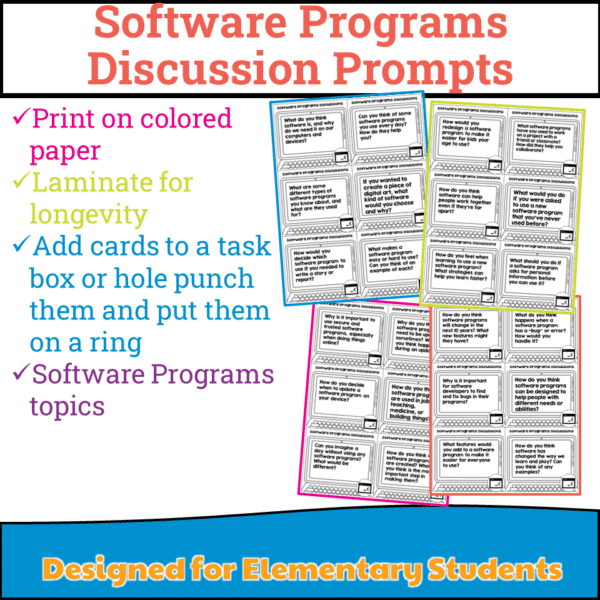 Software programs discussion prompts (7) Software programs discussion prompts (7)