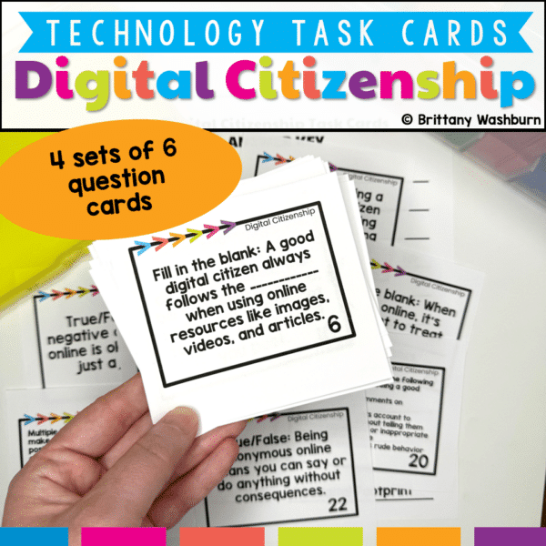 digital citizenship and netiquette task cards (3) digital citizenship and netiquette task cards (3)
