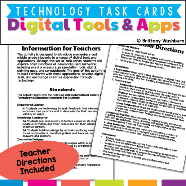 digital tools and apps task cards (2) digital tools and apps task cards (2)