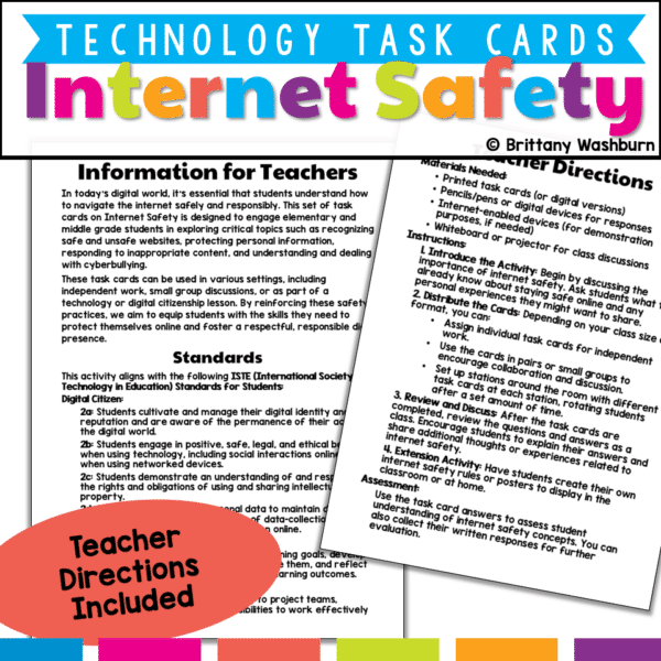 internet safety task cards (2) internet safety task cards (2)
