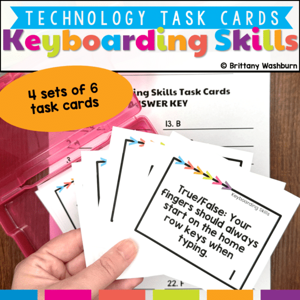 Keyboarding skills task cards (3) Keyboarding skills task cards (3)