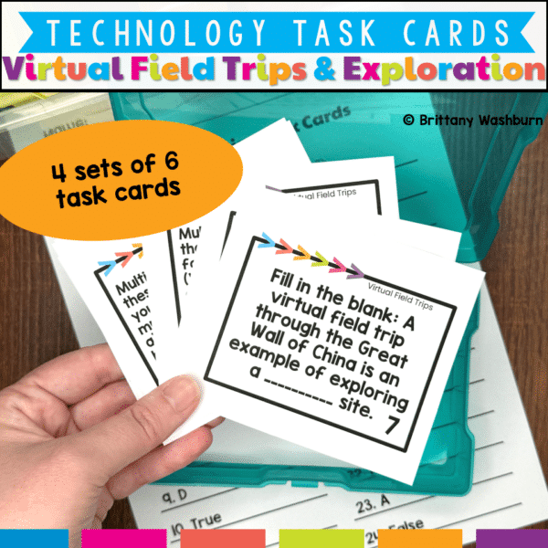 Virtual field trips and exploration task cards (3) Virtual field trips and exploration task cards (3)