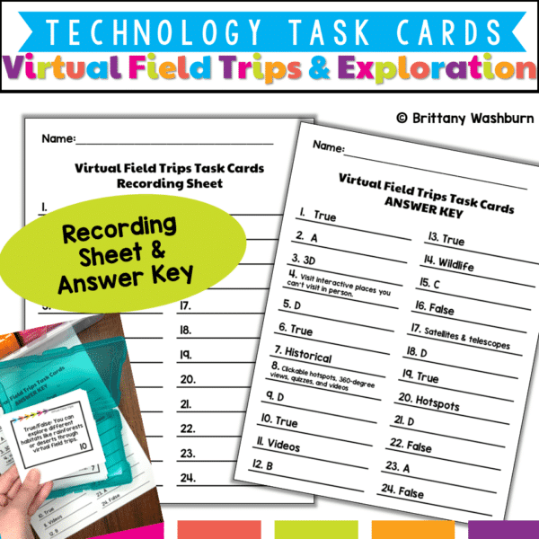 Virtual field trips and exploration task cards (4) Virtual field trips and exploration task cards (4)