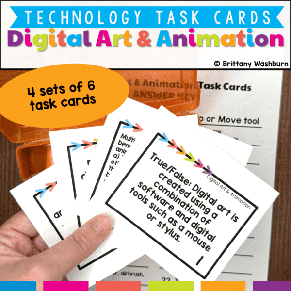 digital art and animation task cards (3) digital art and animation task cards (3)