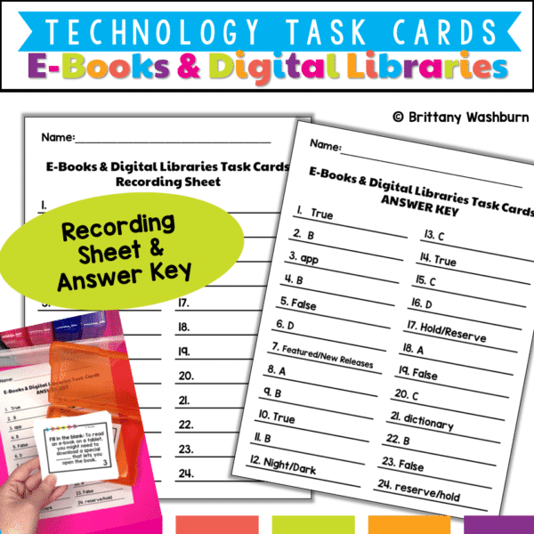 ebooks and digital libraries task cards (4) ebooks and digital libraries task cards (4)
