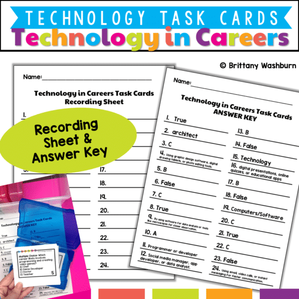 technology in careers task cards (4) technology in careers task cards (4)
