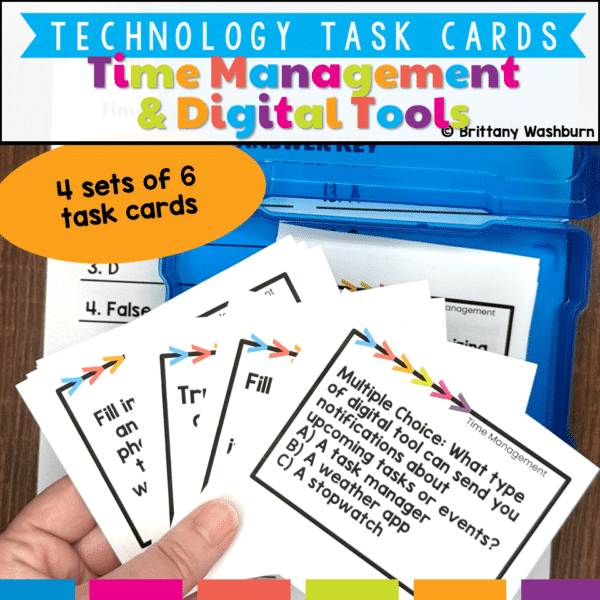 time management digital tools task cards (3) time management digital tools task cards (3)