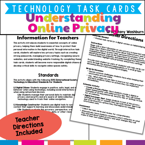 understanding online privacy task cards (2) understanding online privacy task cards (2)