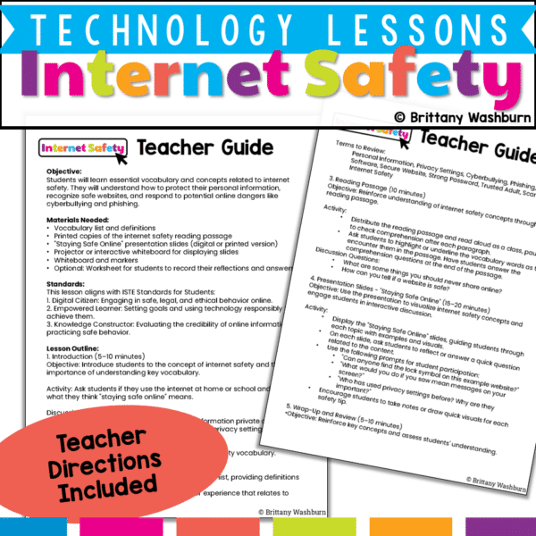 internet safety lesson (2) internet safety lesson (2)