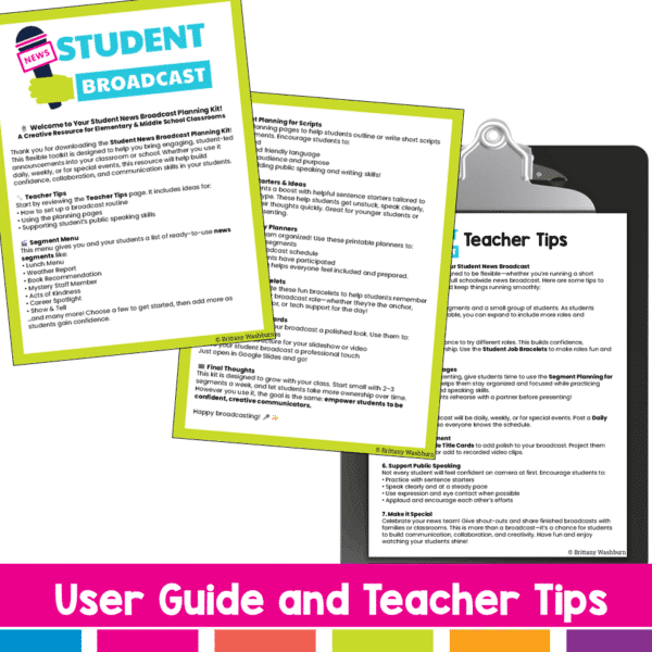 Student News Broadcast Kit (2) Student News Broadcast Kit (2)