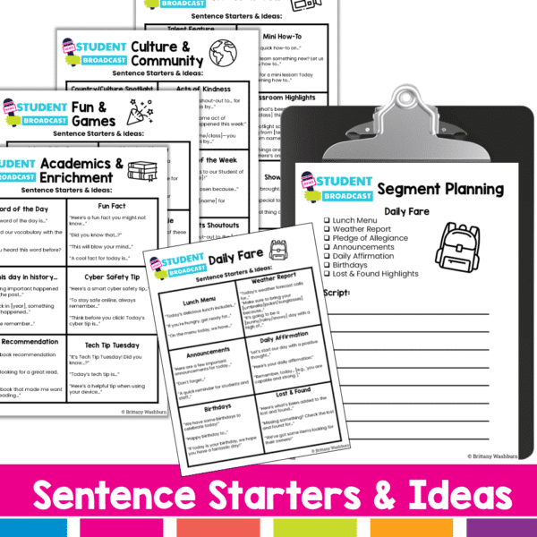 Student News Broadcast Kit (4) Student News Broadcast Kit (4)