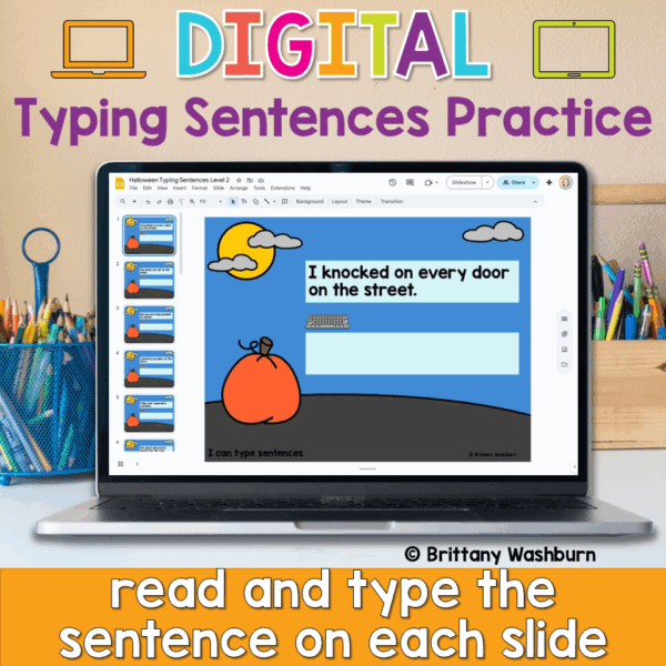 Halloween Typing Sentences Practice (1)